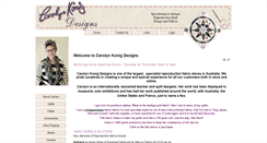Desktop Screenshot of carolynkonigdesigns.com